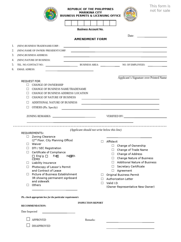 Ammendment Form 1731557045 | PDF