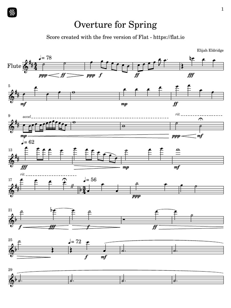 Overture for Spring (2) | PDF