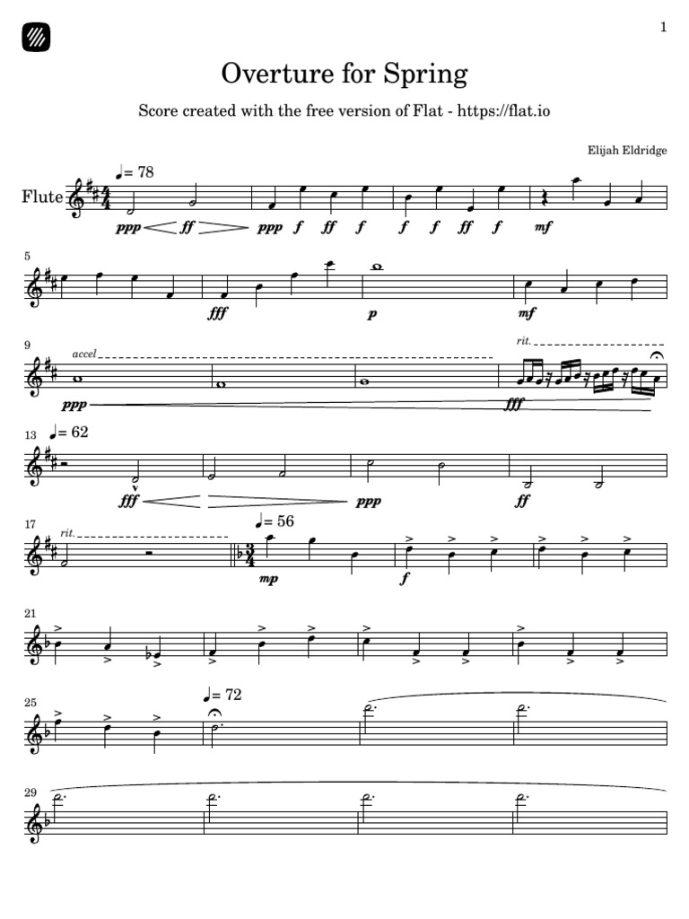Overture for Spring (5) | PDF