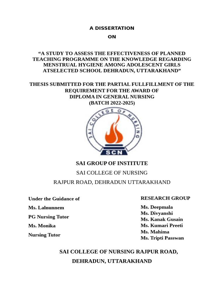 A Dissertation | PDF