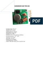 Datasheet Rxr y Txr 434