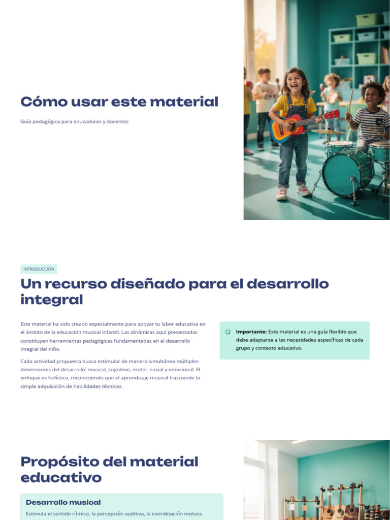 Como Usar Este Material+(1)+(1) | PDF | Aprendizaje | Pedagogía