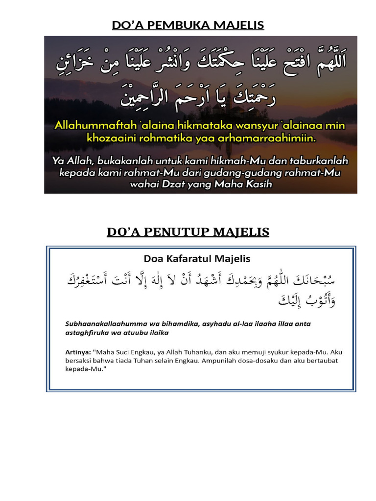Doa | PDF