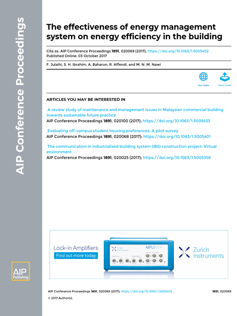 The Effectiveness of Energy Management System on Energy Efficiency in ...
