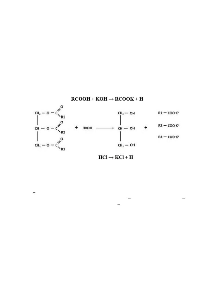Lab 9-2-Determination of Saponification Value of Oils and Fats - Copy | PDF