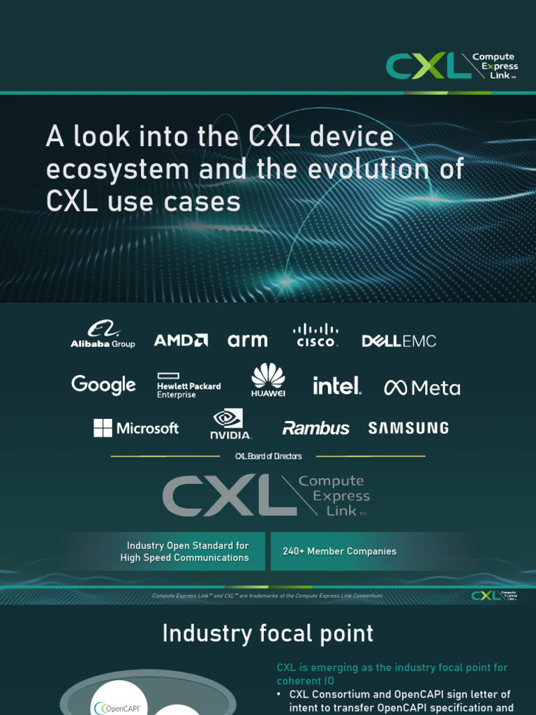 A Look Into The CXL Device | PDF | Computer Engineering | Computing
