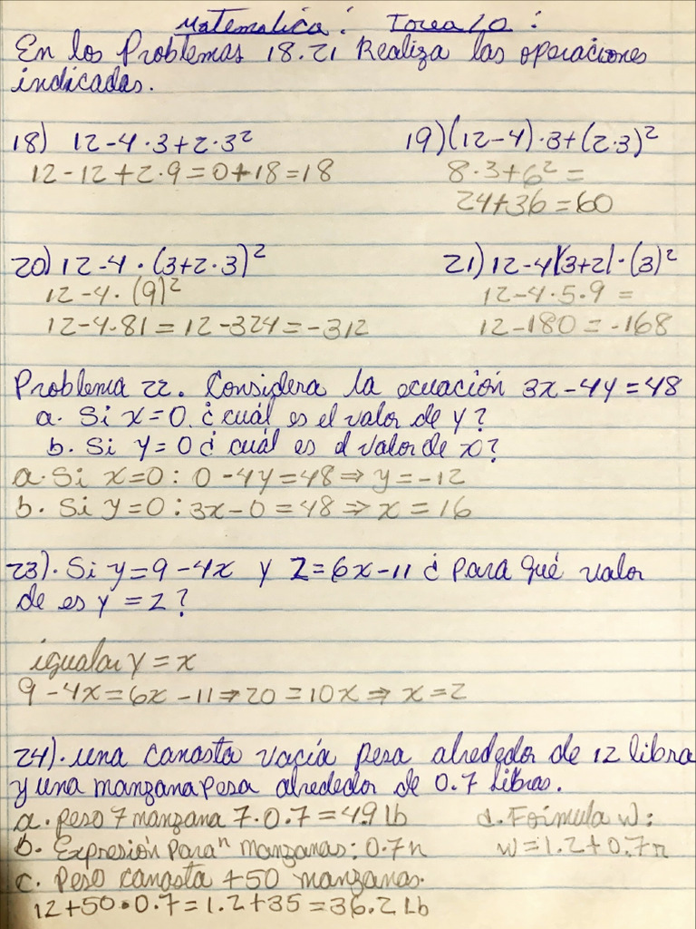 Tarea Mat 10 | PDF