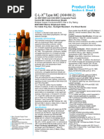 C-L-X Type MC-HL (XHHW-2) : Product Data | PDF | Electrical Wiring ...