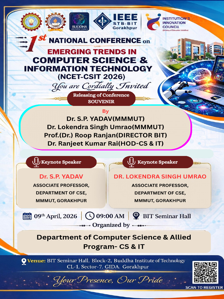 Invitation National Conference CS & IT | PDF