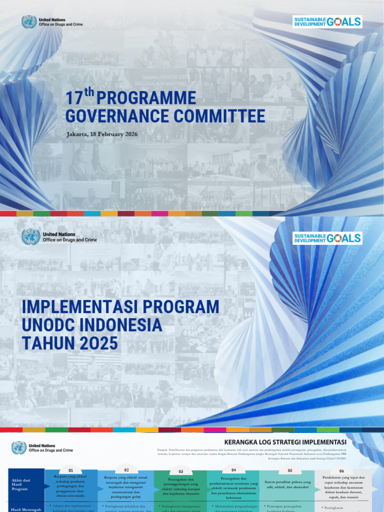 UNODC Programme Logframe and Implementation | PDF