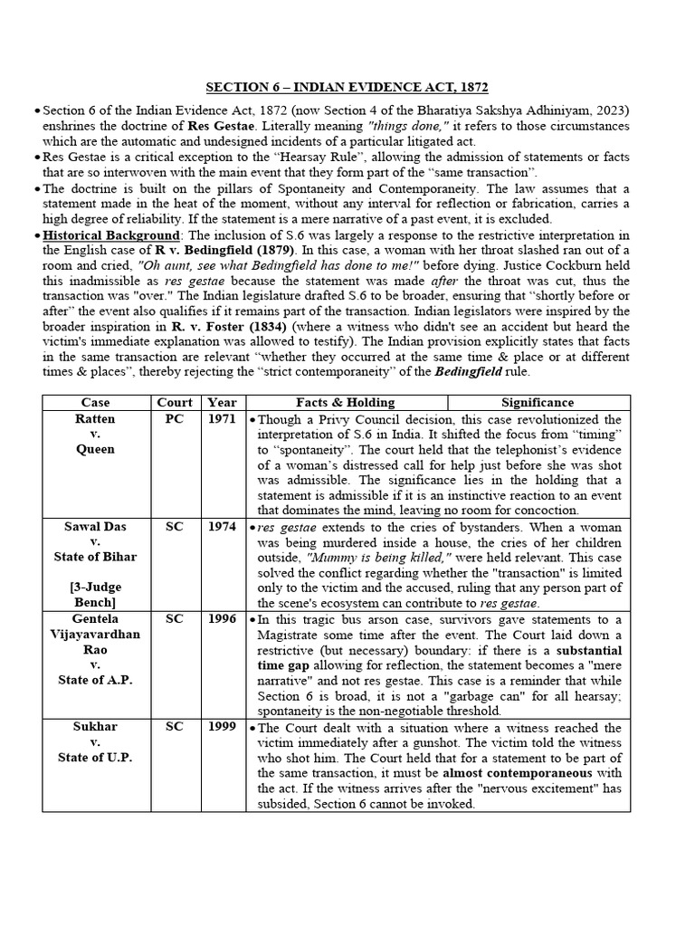 SECTION 6 | PDF | Hearsay | Judiciaries