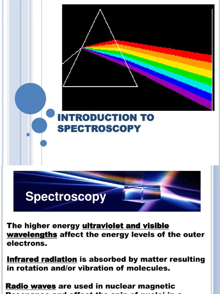 spectroscopy ppt | PDF