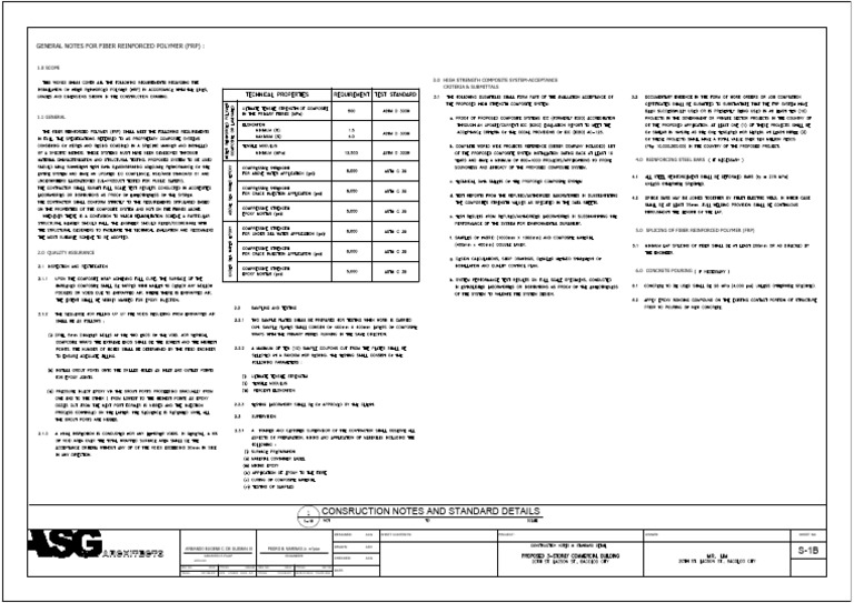 s 1b Construction Notes and Standard Details Layout1 | PDF | Building ...