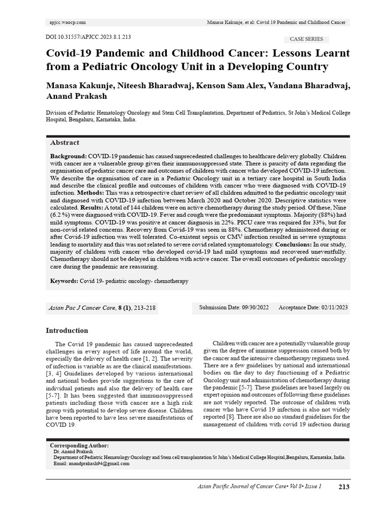 document | PDF | Oncology | Cancer