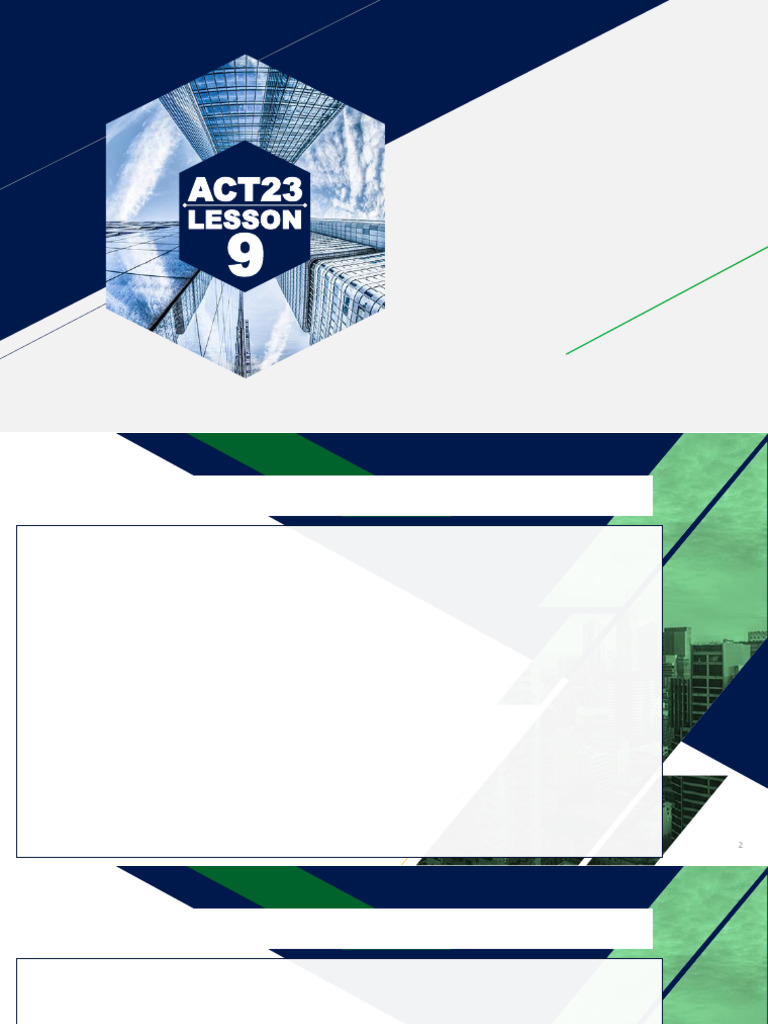 ACT23 P09 Decentralized Operation and Segment Reporting | PDF ...