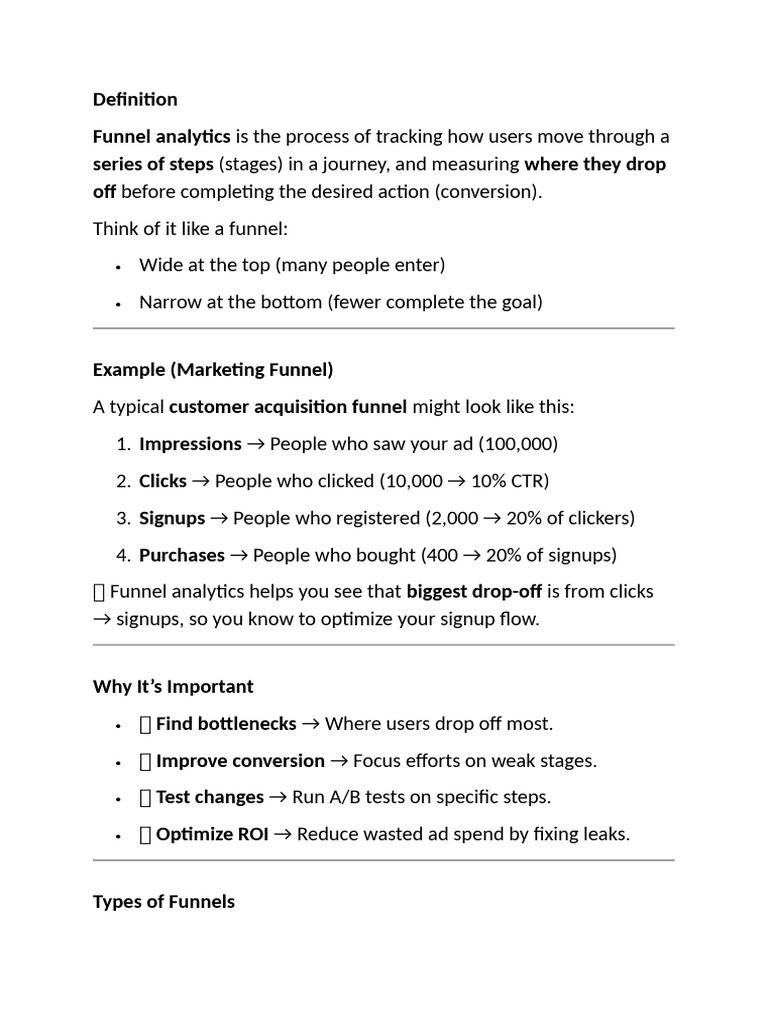 Vikas FB Retail BA Funnel Analysis | PDF