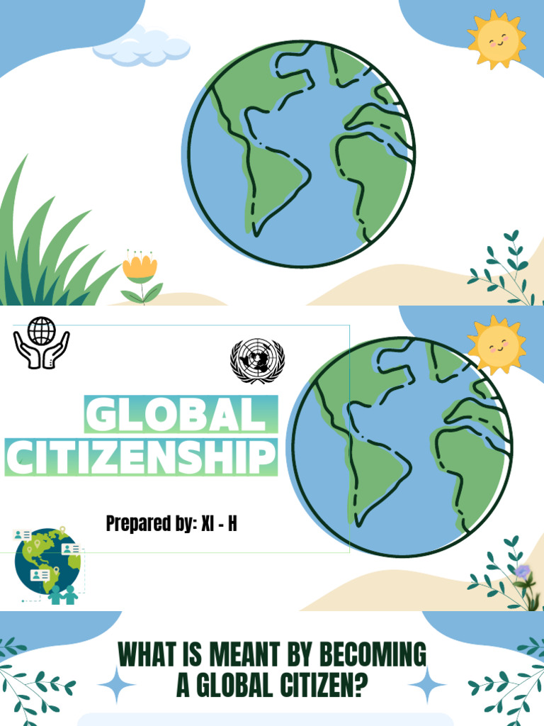 Global Citizenship Ppt XI-H | PDF | Social Justice | Millennium ...