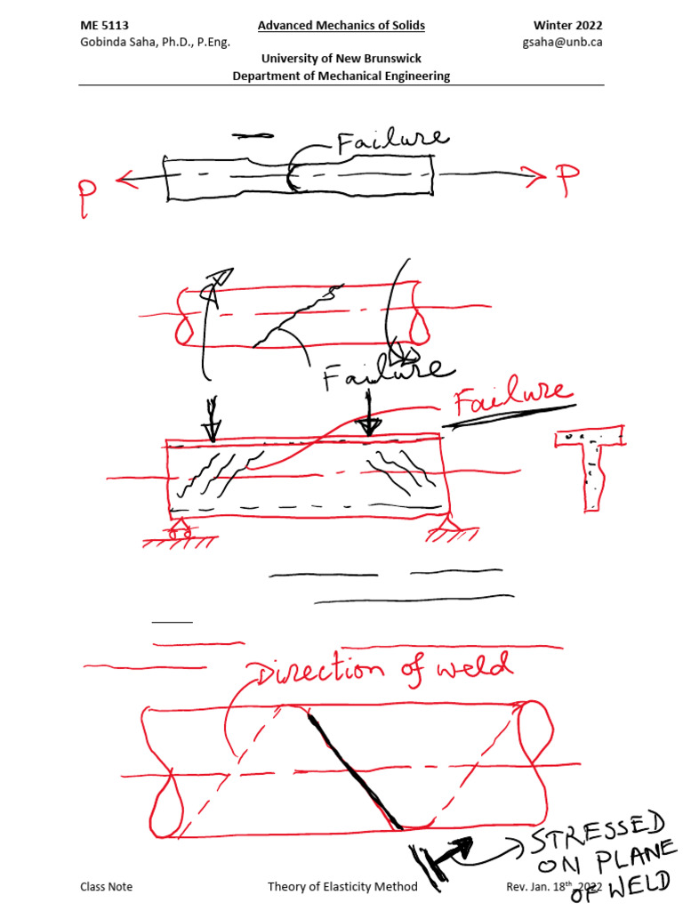 Theory of Elasticity Method, Part-II | PDF | Stress (Mechanics) | Solid ...