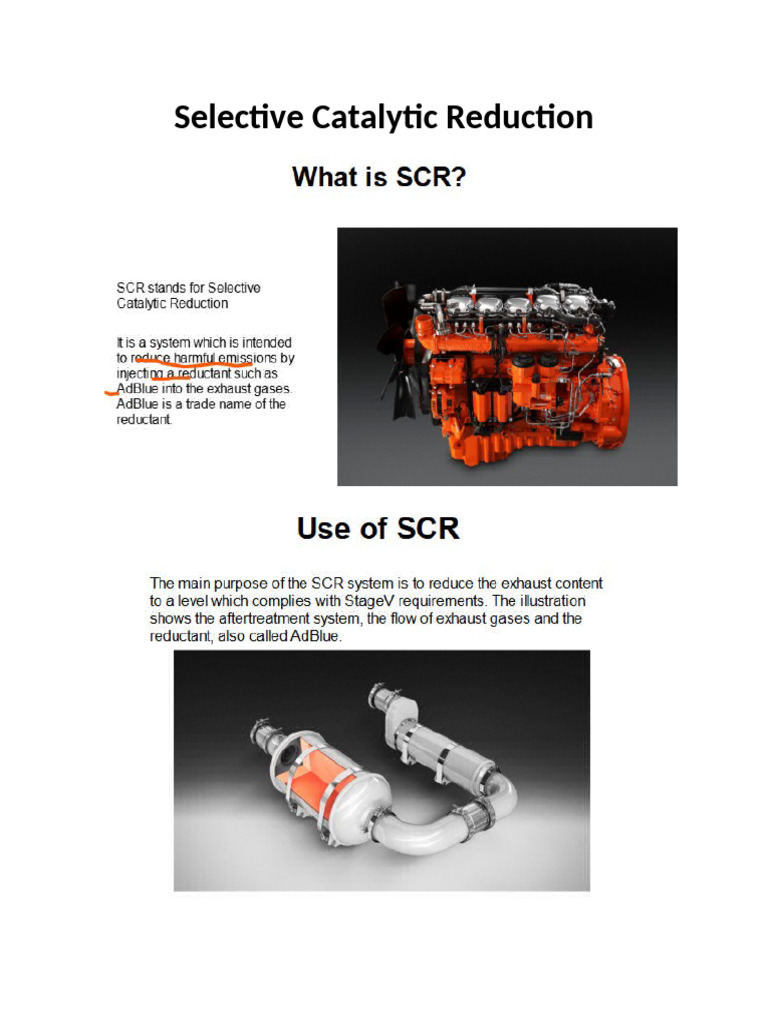 Selective Catalytic Reduction | PDF