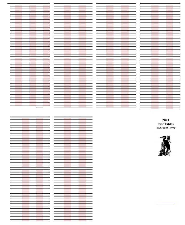 2024 Tide Table Print Layout 1 | PDF