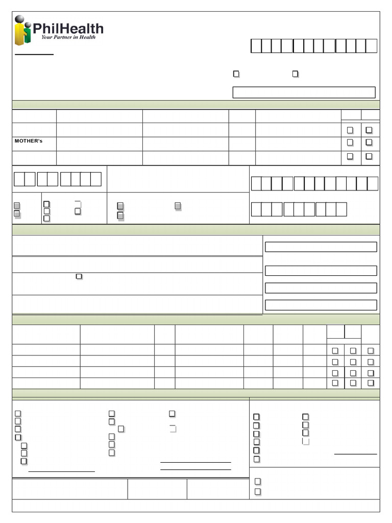 Philhealth Form | PDF