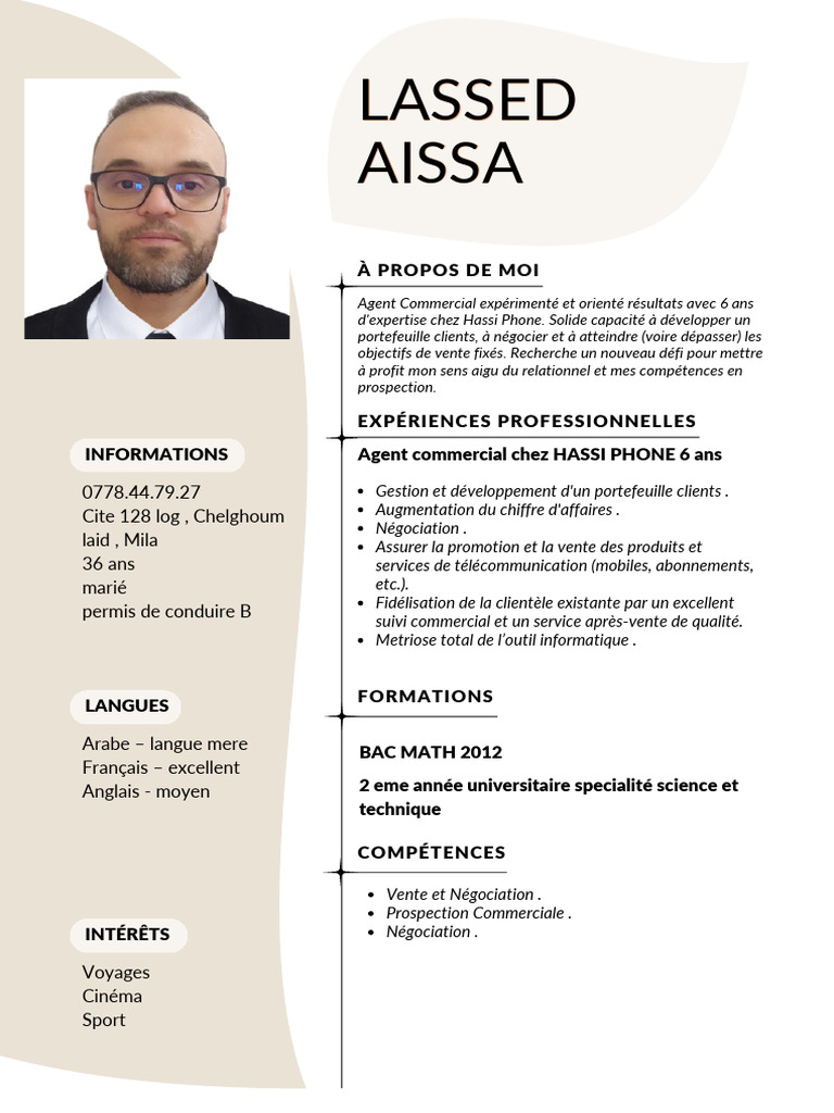 Copie de CV | PDF