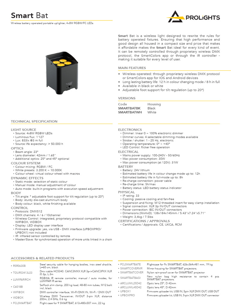 Smartbat_A4_DATASHEET_(EN) | PDF