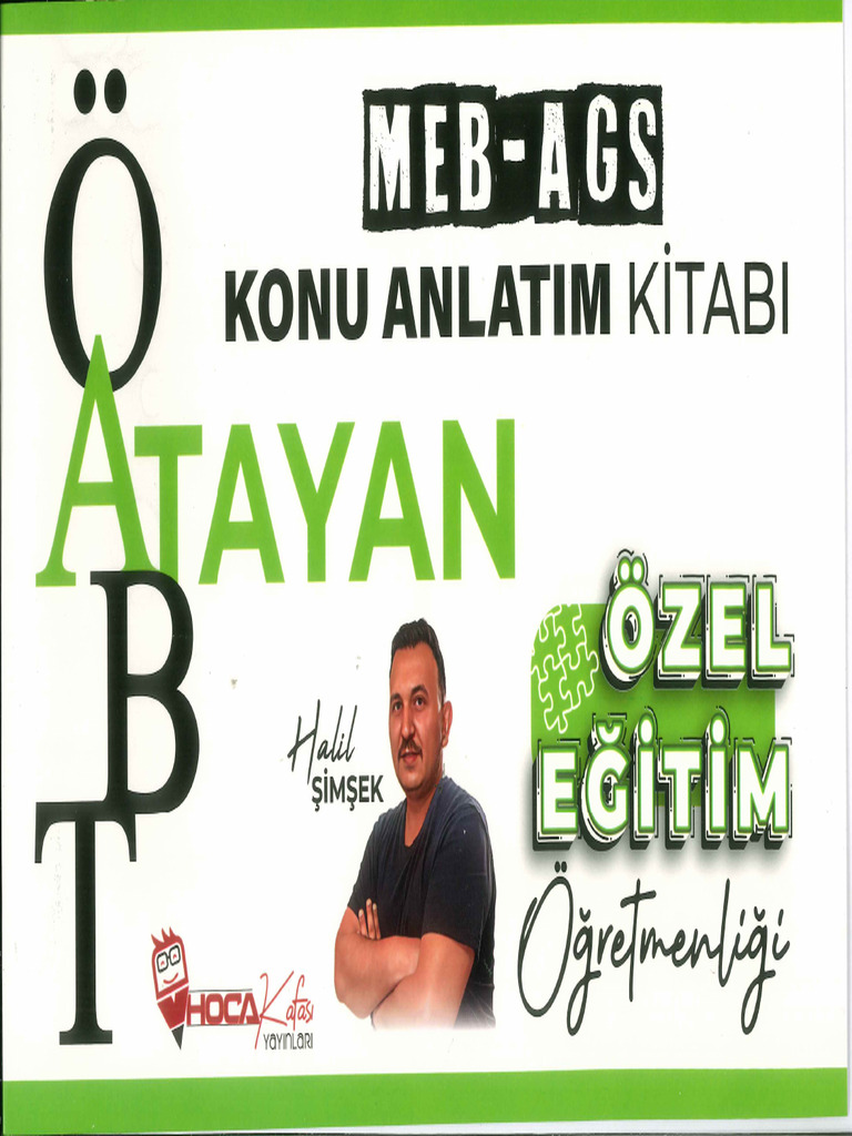 2026 Hoca Kafasi Öabt Özel Eği̇ti̇m Konu Anlatim | PDF
