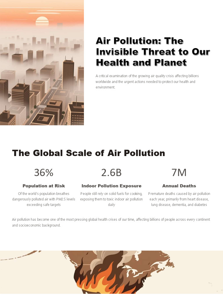 Air-Pollution-The-Invisible-Threat-to-Our-Health-and-Planet | PDF | Air ...