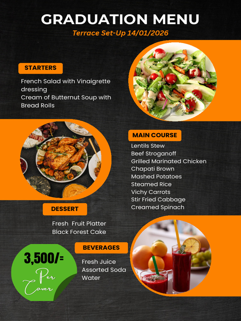 Graduation Menu | PDF