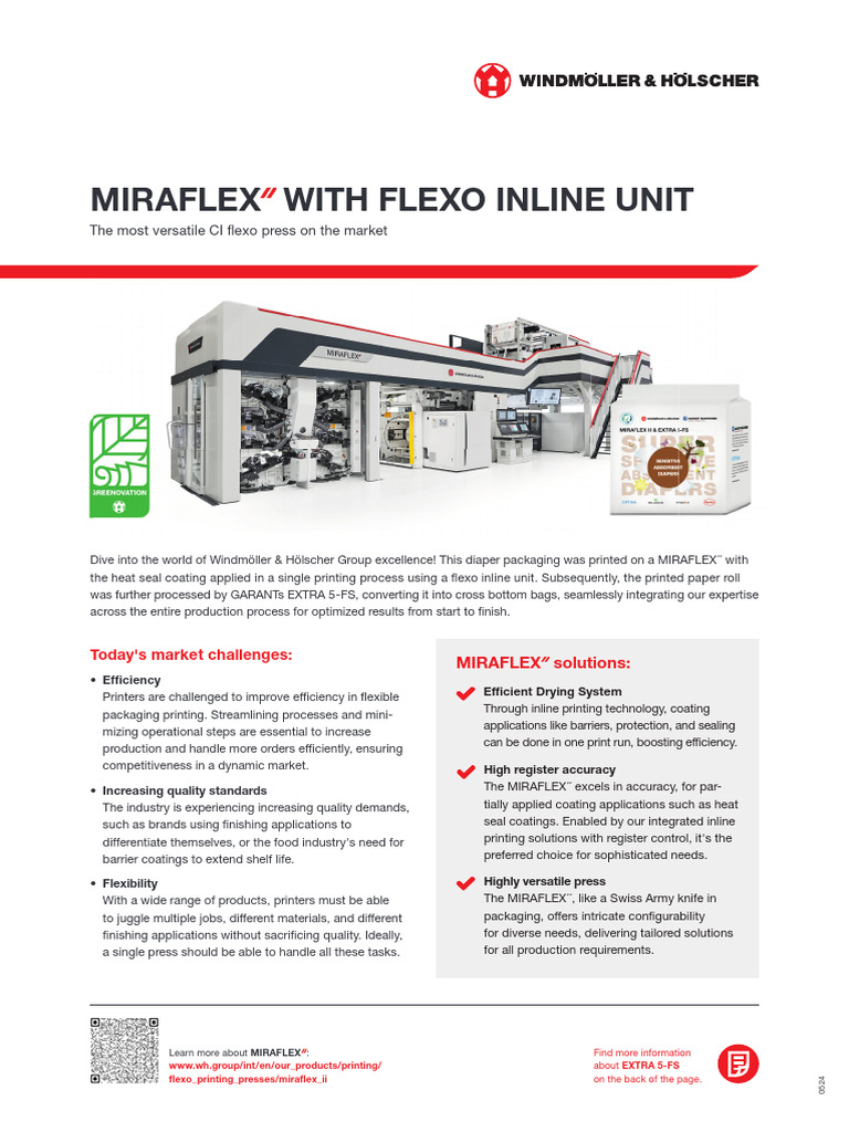 24 Gbd One Pager Miraflex II Extra 5 Fs | PDF