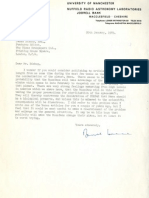 Bernard Lovell Letter (1969.01.20)