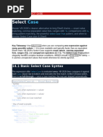 Delphi Basics - Case Command | PDF | Data Type | Computer Programming