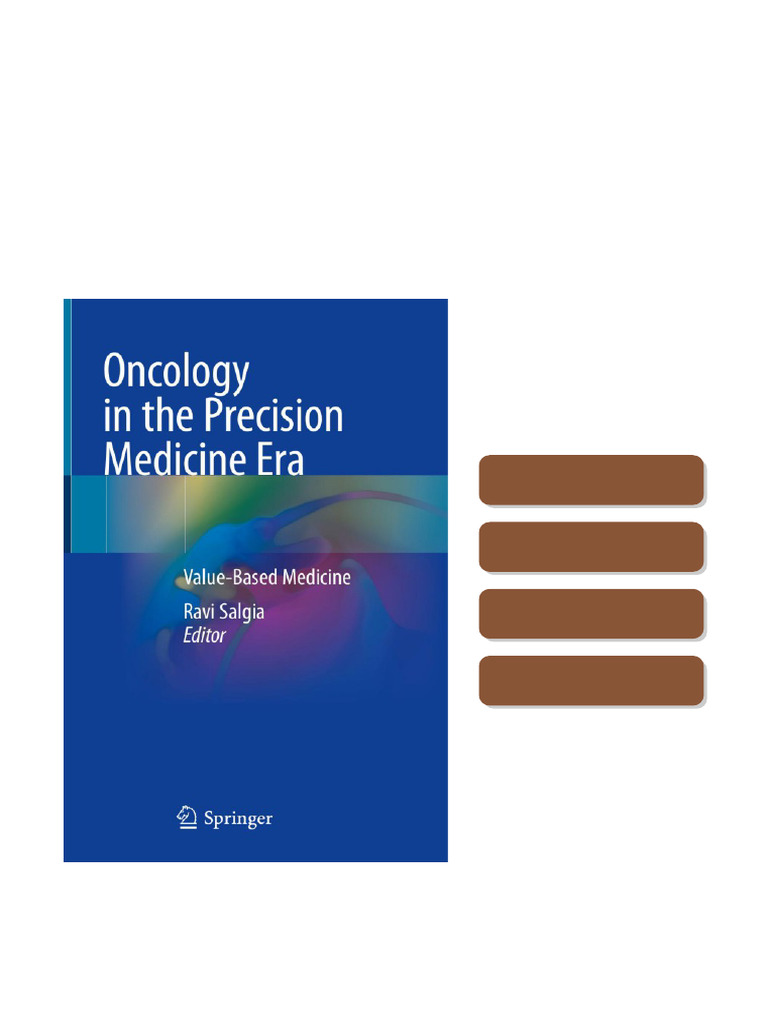 Access Oncology in the Precision Medicine Era Value Based Medicine 1st ...