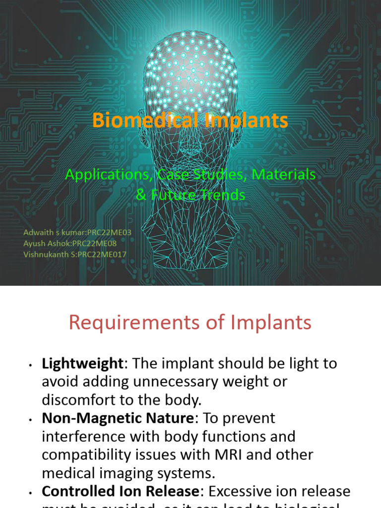 biomedical_implants_advanced | PDF | Implant (Medicine) | Heart