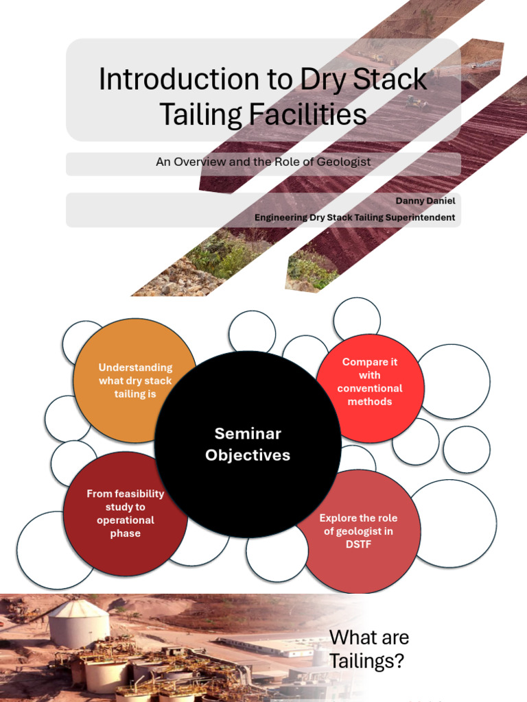 Share - Introduction to Dry Stack Tailing Facilities | PDF | Mining ...