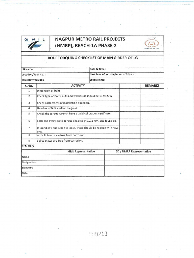 LG Checklist | PDF
