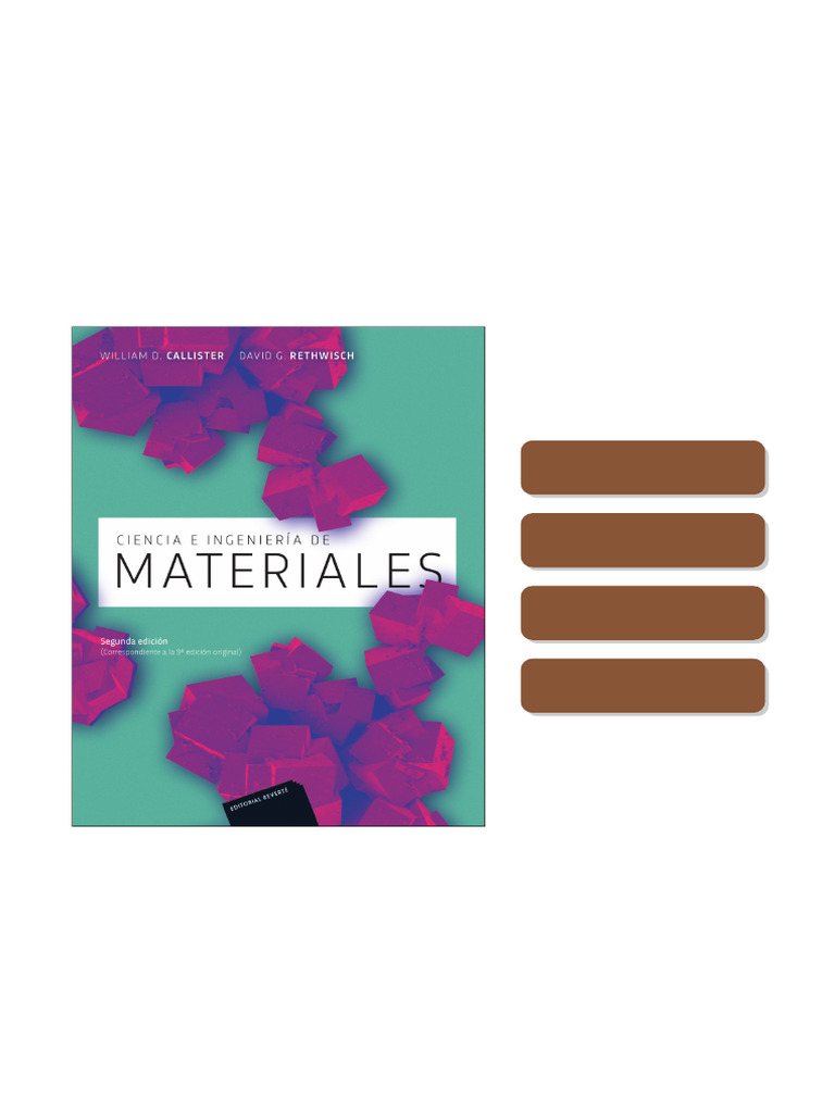 Ciencia e Ingeniería de Materiales 9th Edition Callister William D ...