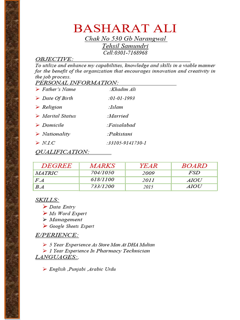 CV | PDF