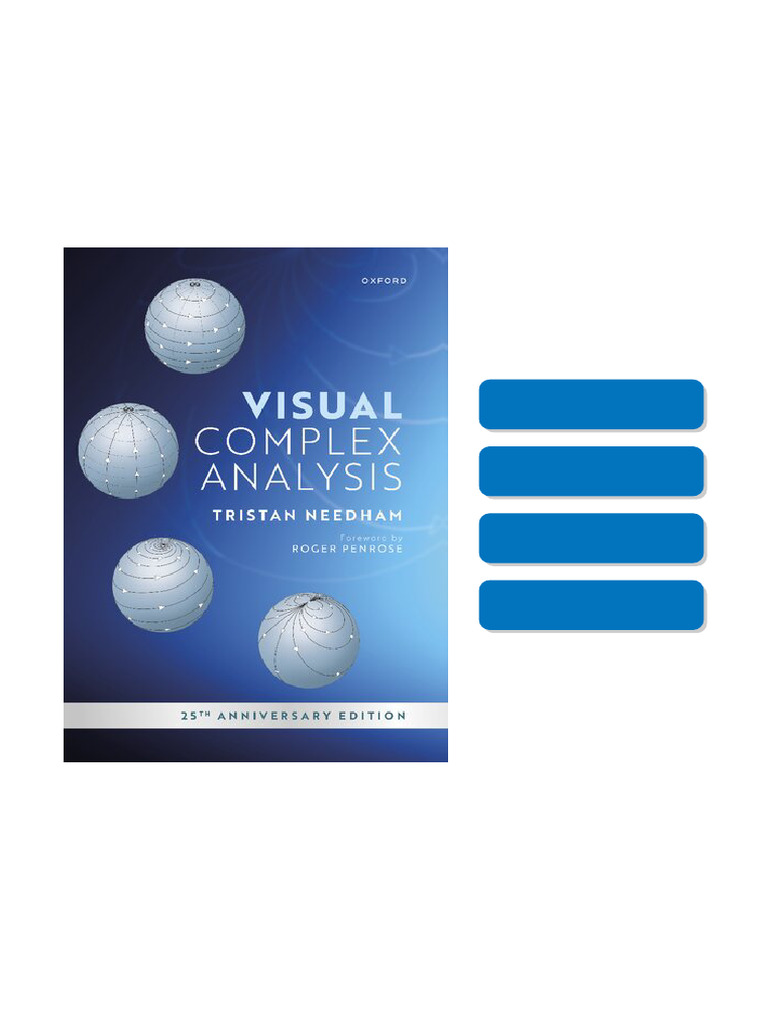 Visual Complex Analysis: 25th Anniversary Edition Tristan Needham ...