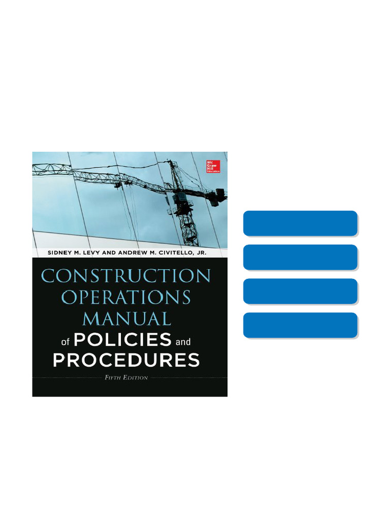 Construction Operations Manual of Policies and Procedures, Fifth Edition –Version digital ...