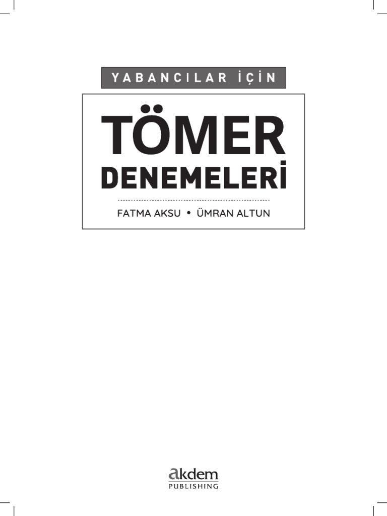 308 - Tömer Denemeleri (1) | PDF