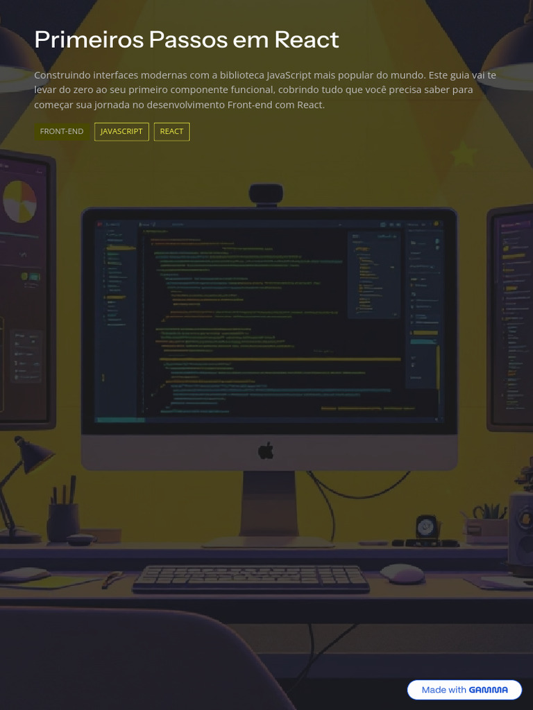 Primeiros Passos em React | PDF | Script Java | Html