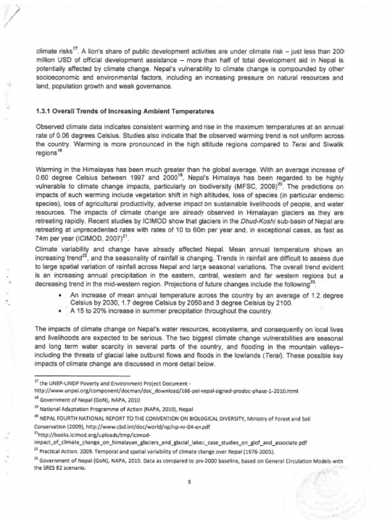 Nepal Prodoc - Mt Eba-2 | PDF