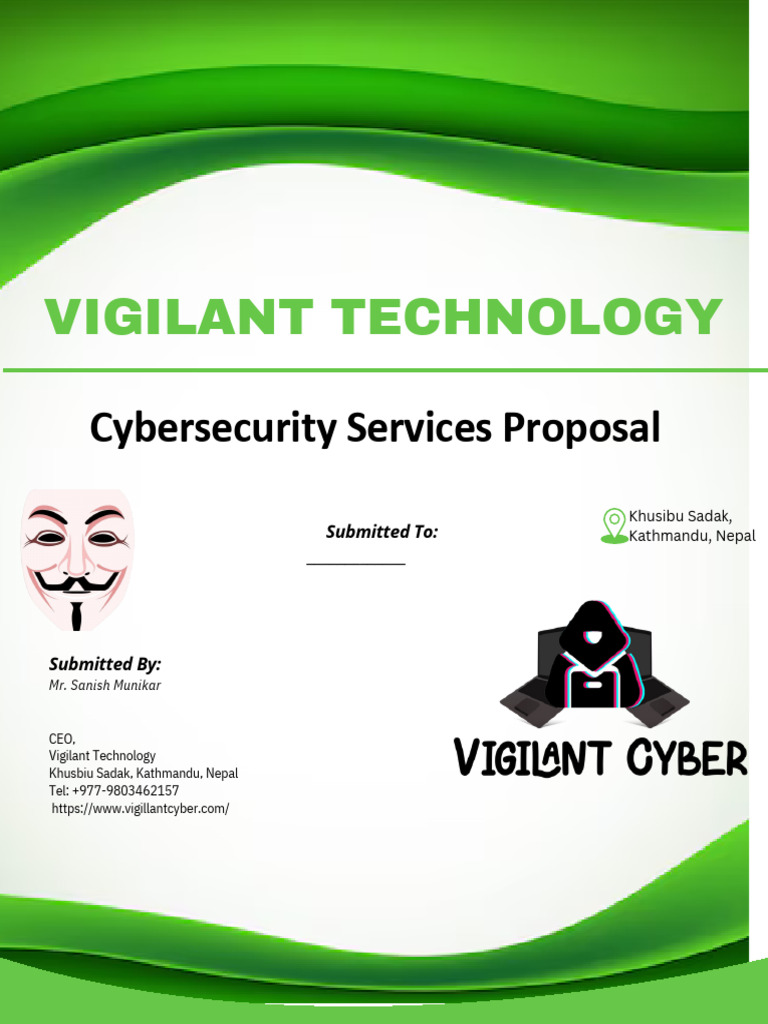 Vigilant Cyber Proposal.pdf | PDF | Security | Computer Security