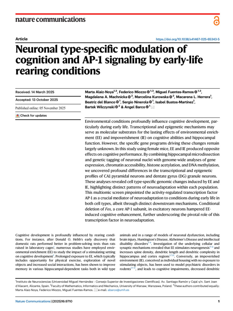 s41467-025-65343-5 | PDF | Epigenetics | Dna Methylation