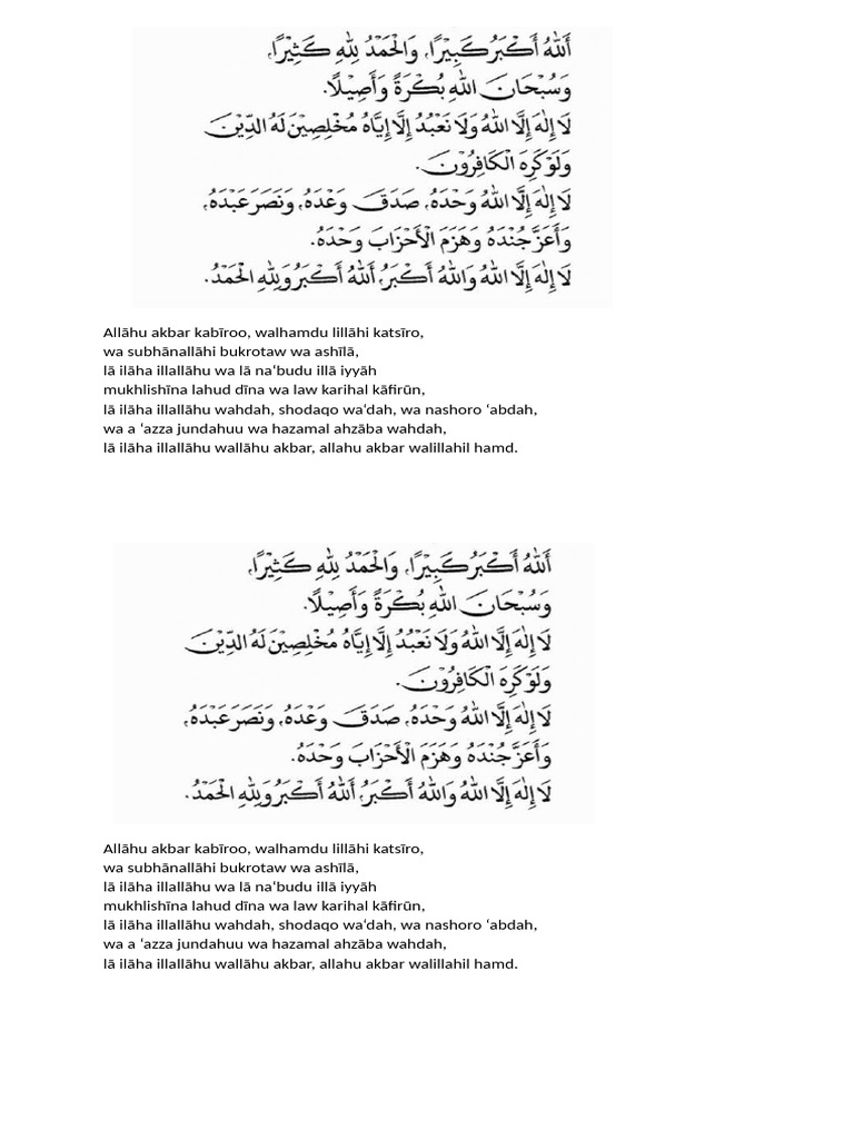 takbir | PDF