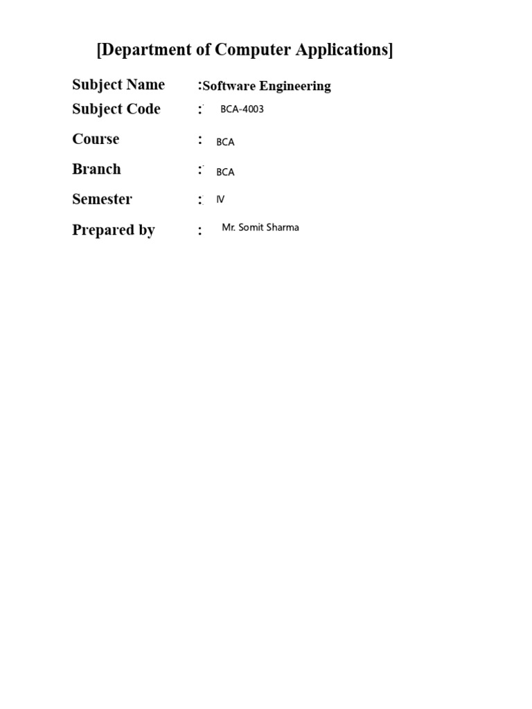 UNIT 1 | PDF | Software | Engineering