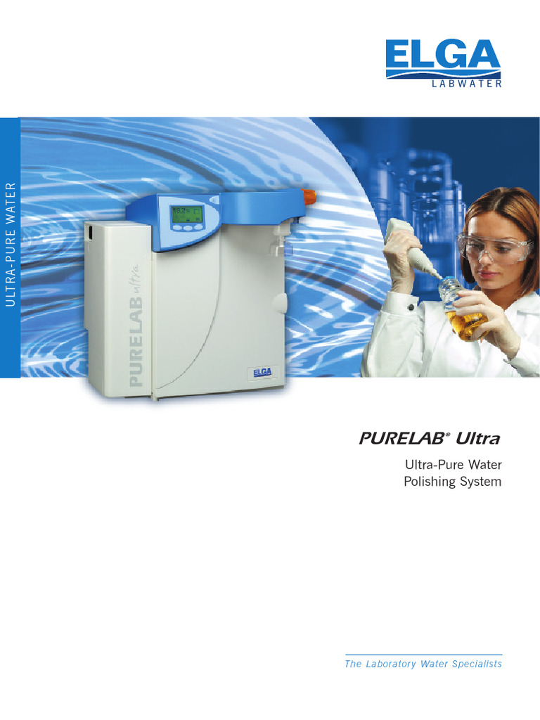 11776,Purelab Ultra Brochure | PDF | Purified Water | Scientific Techniques