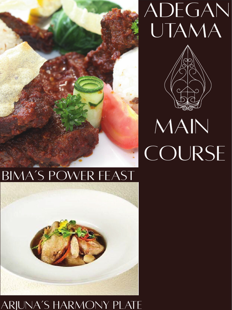 Buku Menu Bagian Adegan Utama | PDF